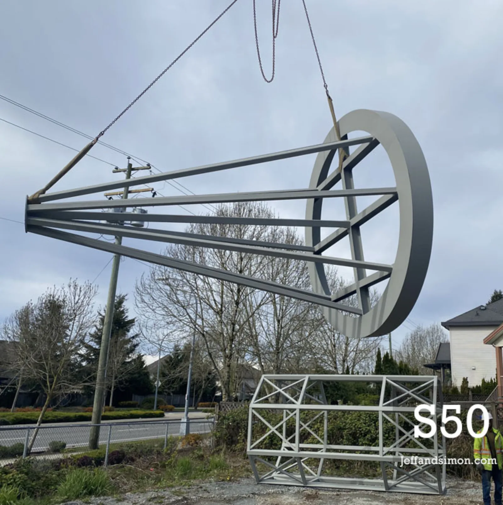 Custom steel stair fabrication ready for Metro Vancouver installation
