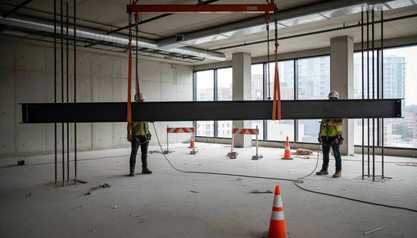 Cantilevered Floating Stair Wall Framing in Vancouver