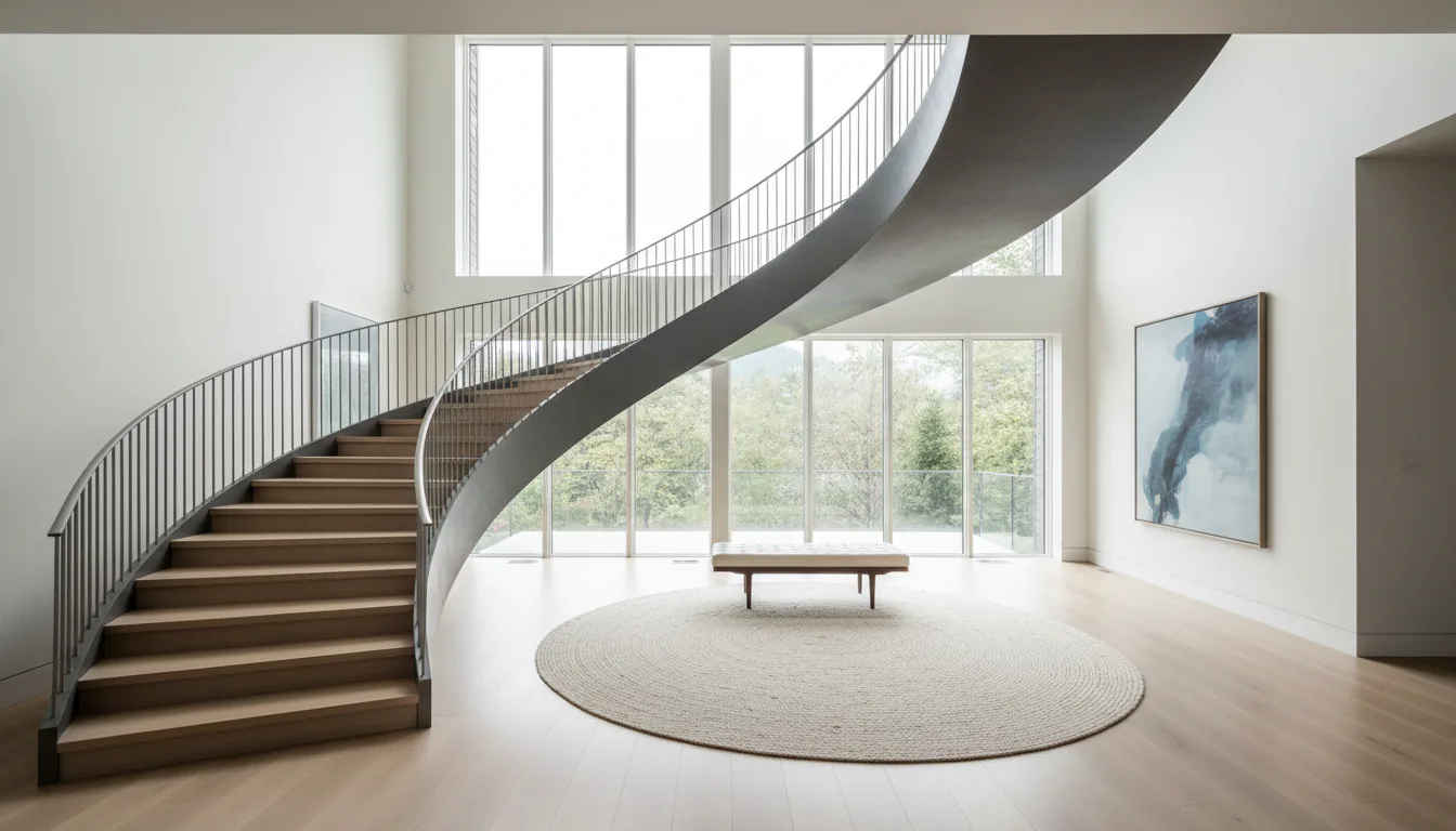Curved and Helical Staircases in Vancouver: What Fabrication Involves