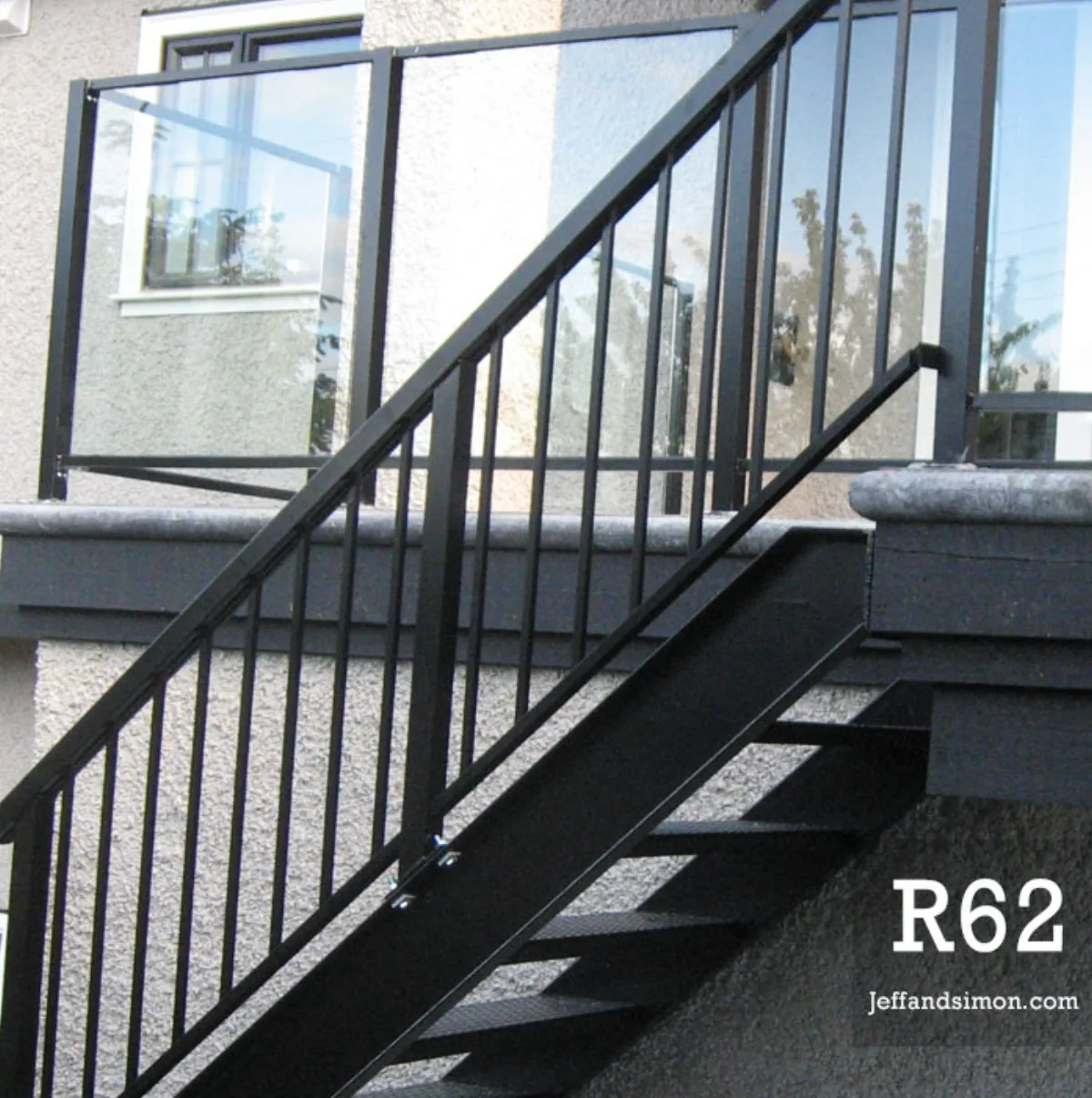 Exterior Residential Steel Stairs, Vancouver Stairs
