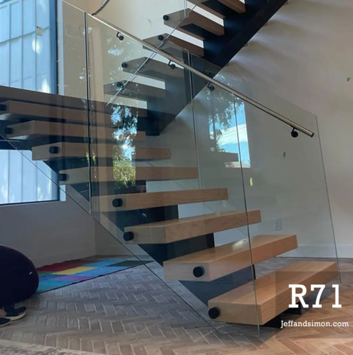 Floating Staircase fabricated in Vancouver