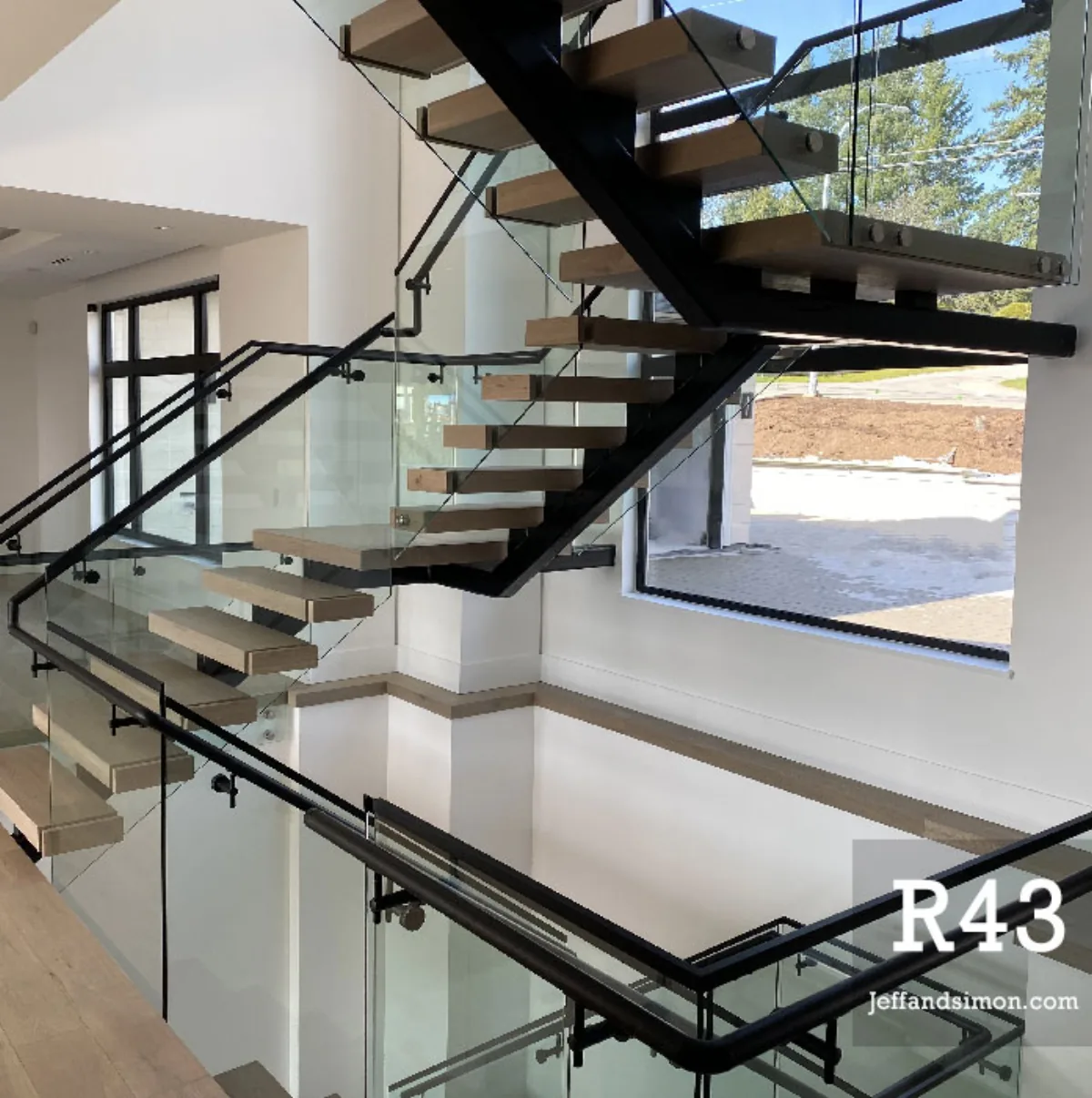 Modern Staircases in Kitsilano Character Home Renovations