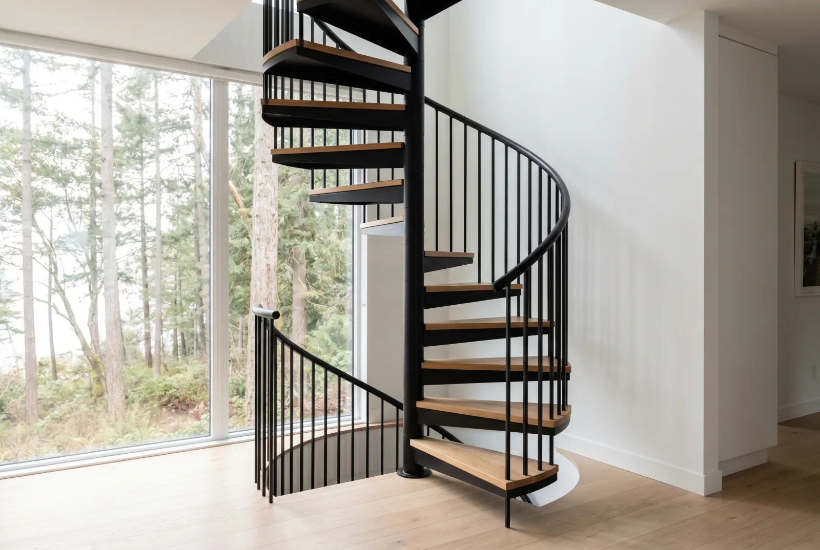 Spiral Staircase fabricated in Vancouver