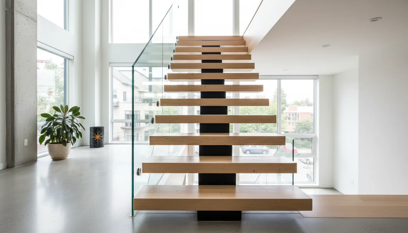 Mono Stringer, Central Spine, Floating: The Stair Terms Buyers Mix Up