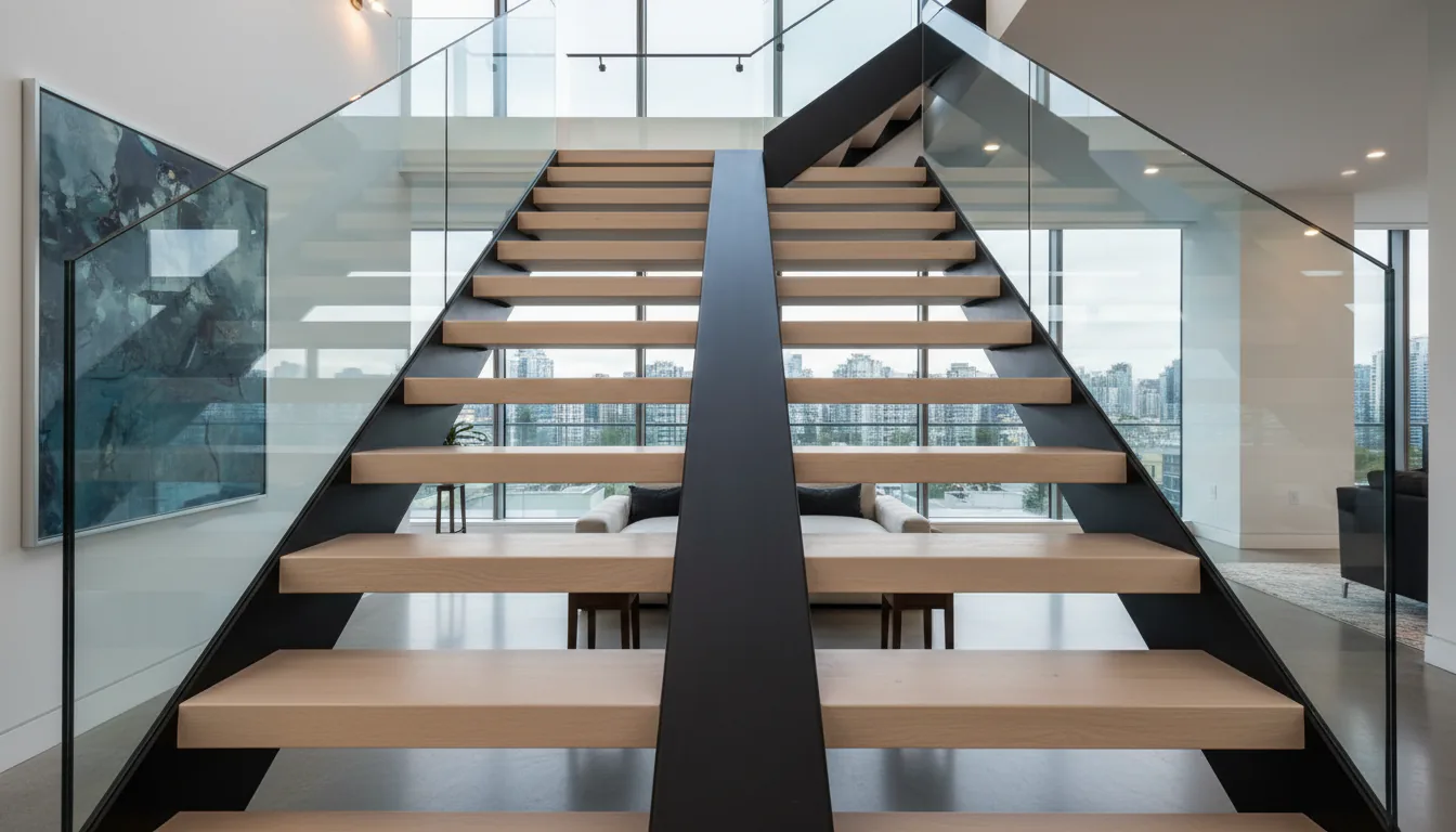 Powder Coat vs Wet Paint for Interior Steel Stairs in Vancouver