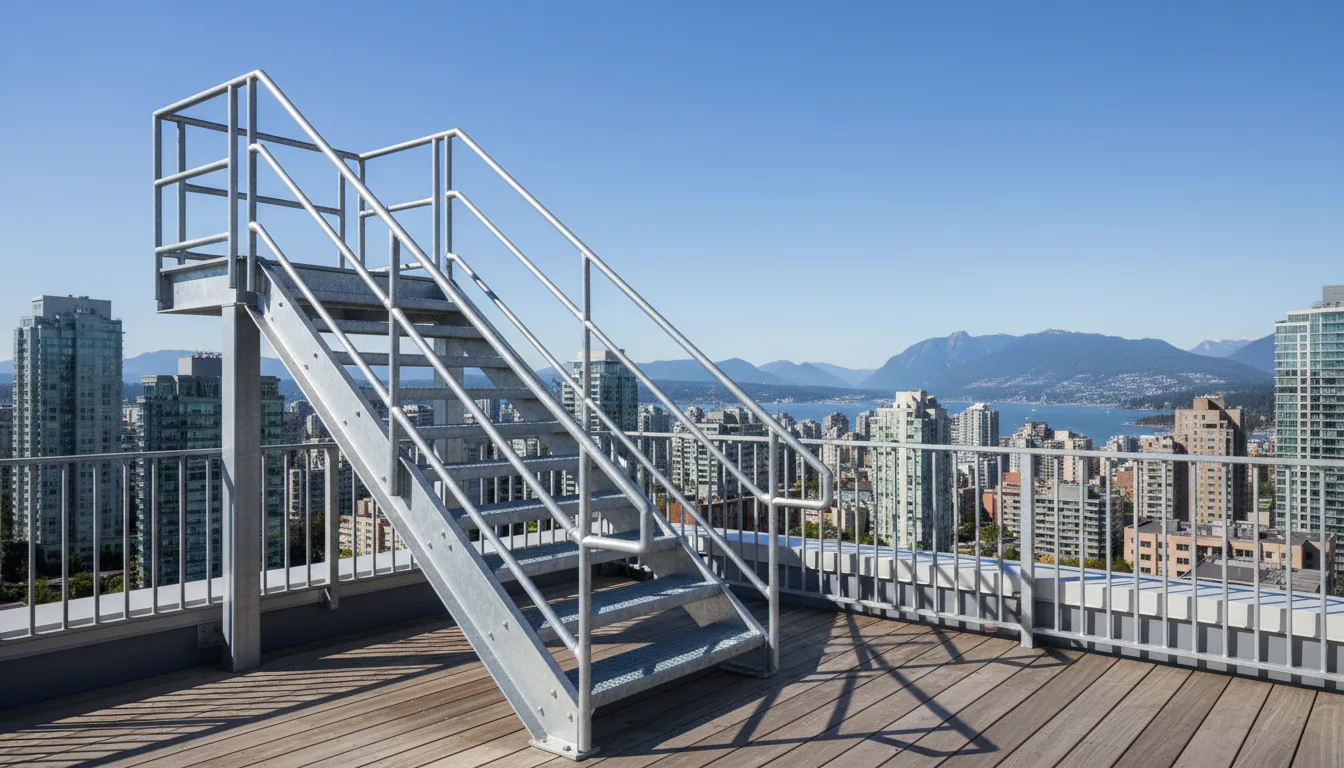 Rooftop Deck Access Stairs in Vancouver: A Working Spec Guide