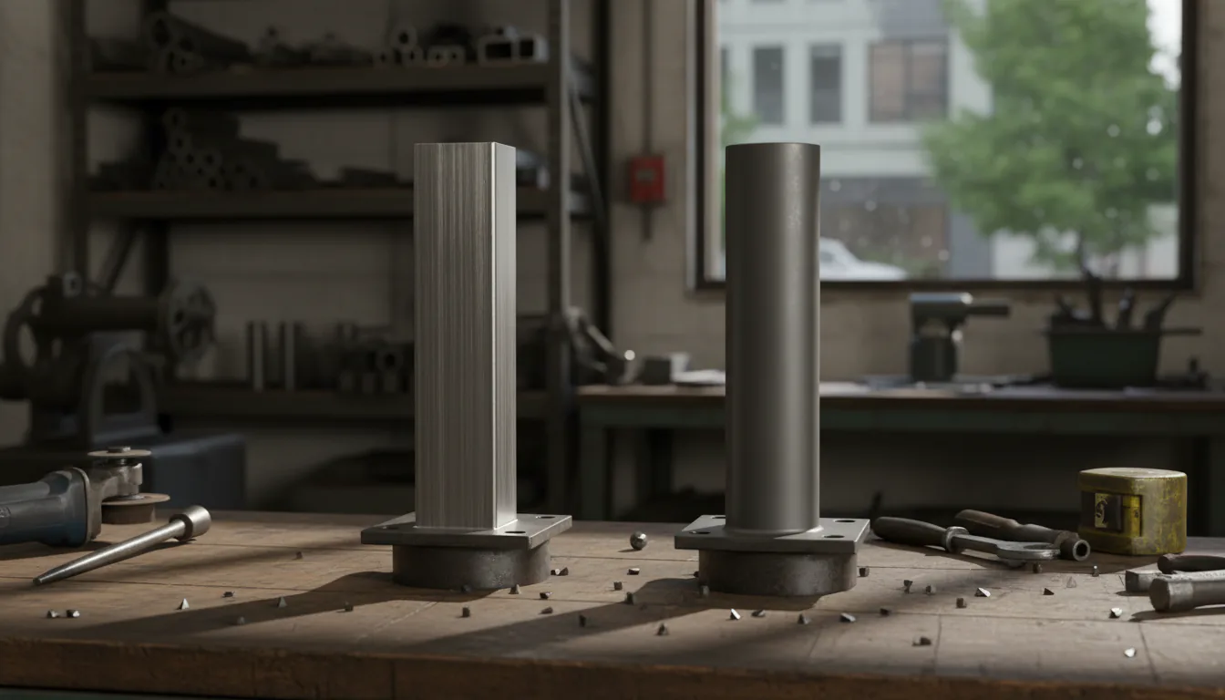 Square vs Round Tube Railings: Which to Choose
