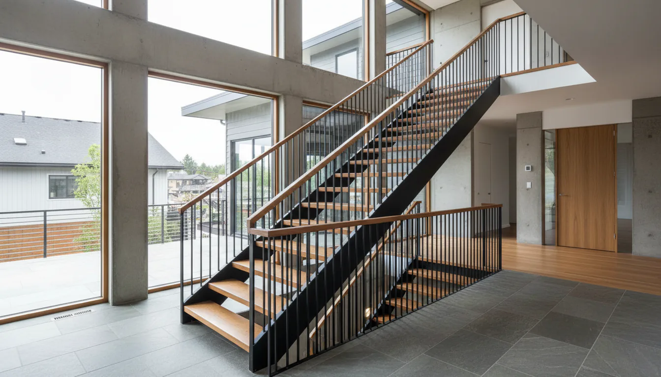 Stair Guard Infill Options for Vancouver Steel Stairs Compared
