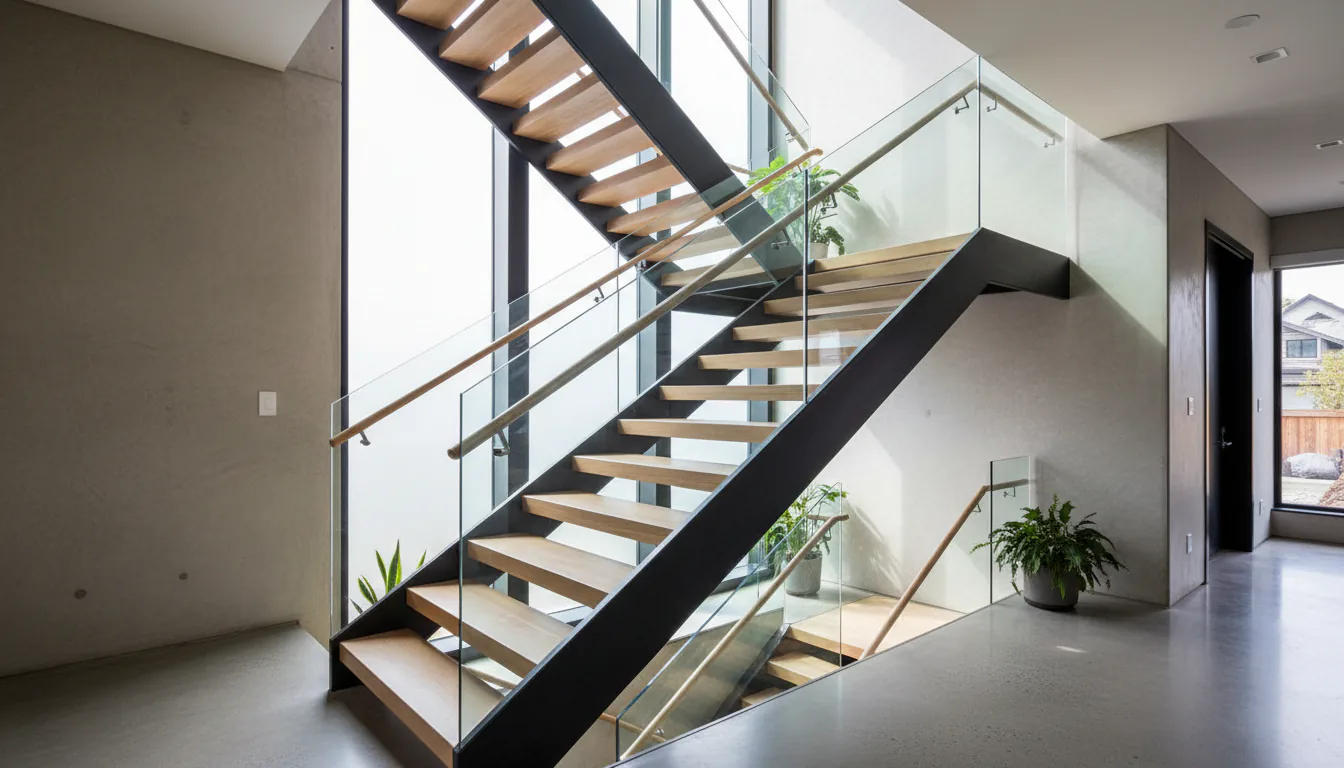 Steel Stair Landings: Floating Platforms, Half-Landings, and Load Paths