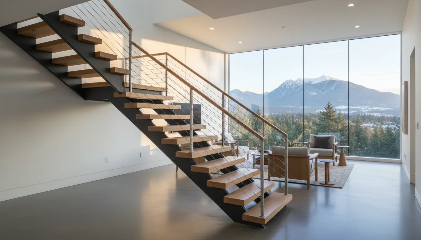 Upper Lonsdale and Grouse Staircase Guide: Custom Stairs on North Shore Mountain Homes